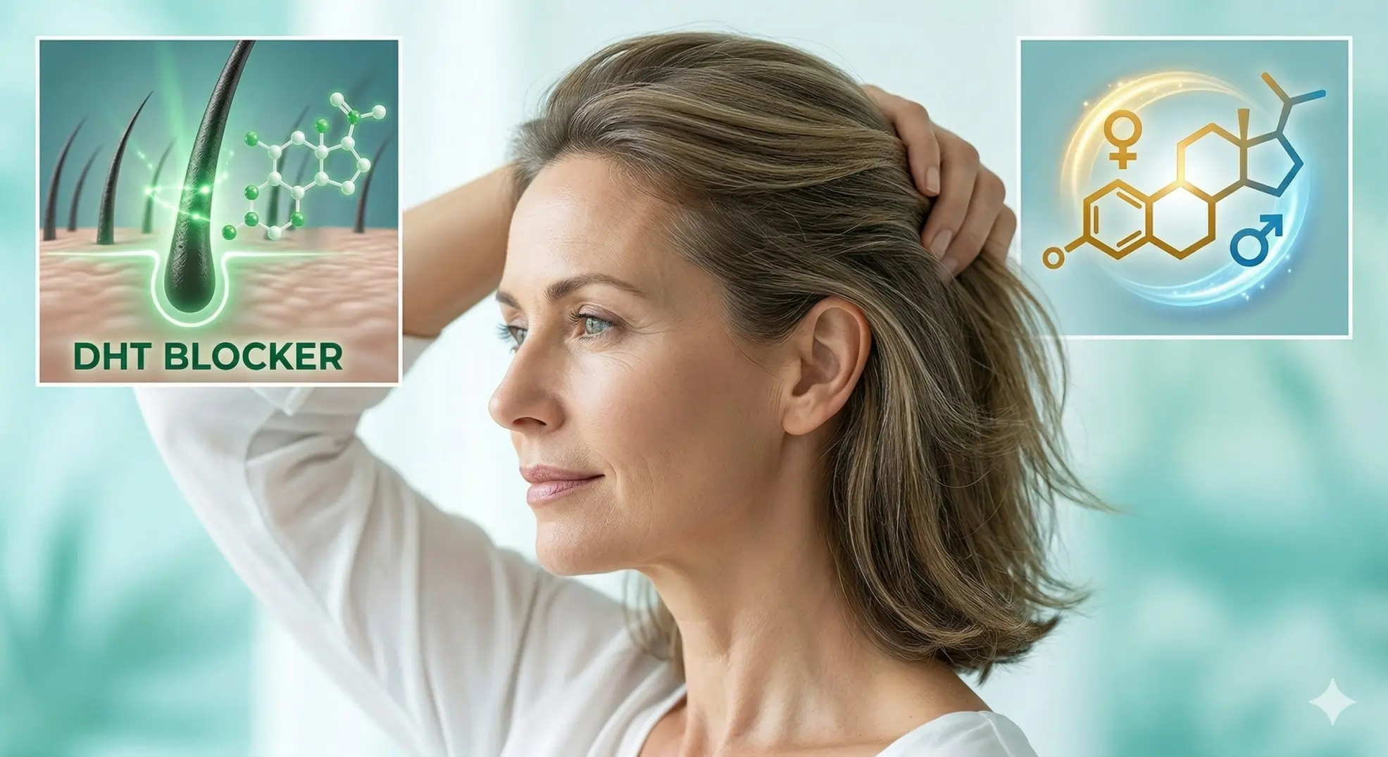 Women hair loss over 40